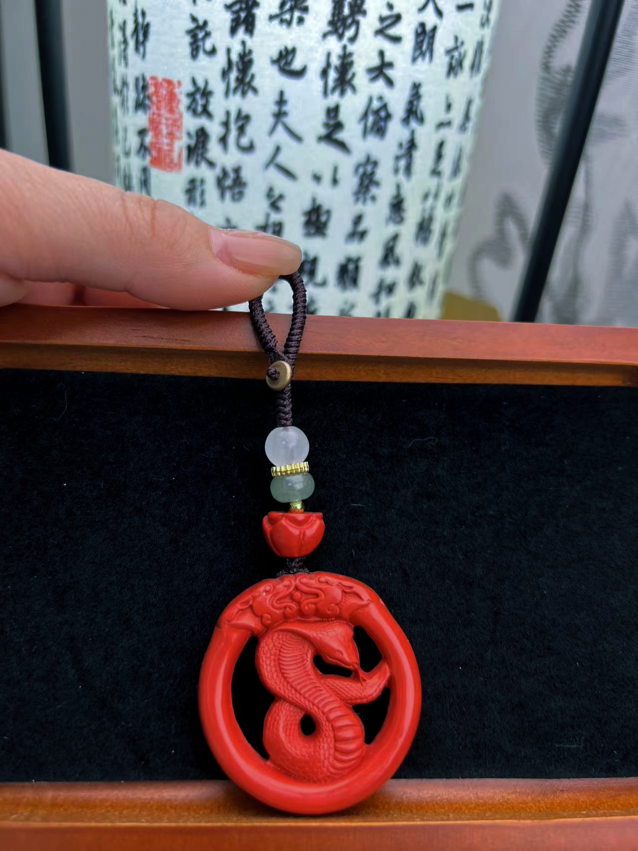 含辰砂工艺品高含量朱砂钥匙扣十二生肖钥匙扣