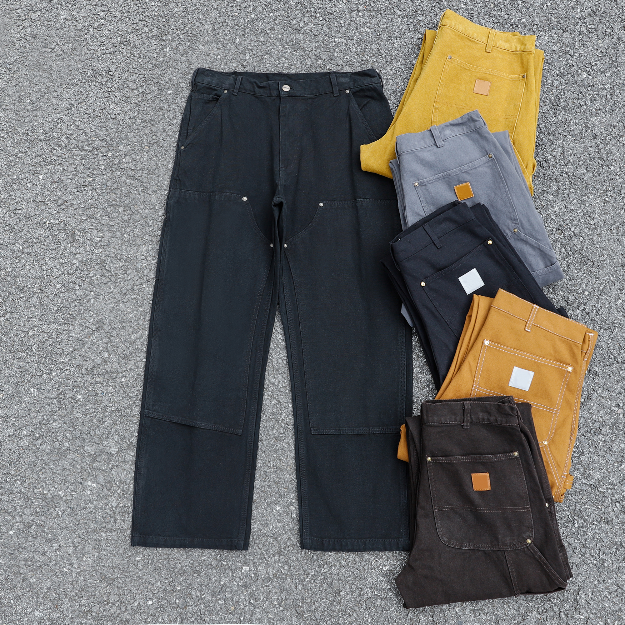 精工B136/B01/B11重磅vibe伐木裤口袋直筒工装休闲长裤男下装秋冬