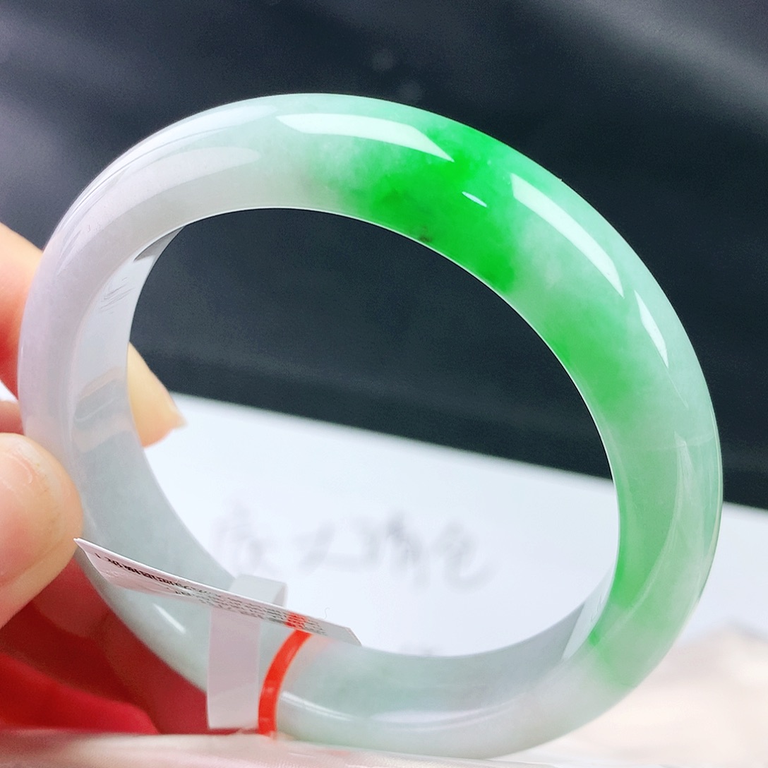 未镶嵌手镯翡翠54圈