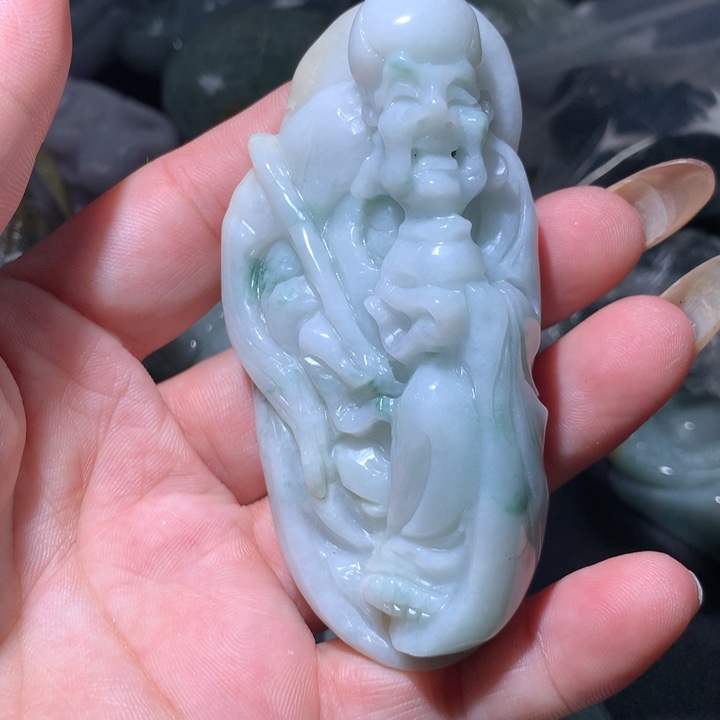 翡翠未镶嵌颈饰保真天然A货翡翠