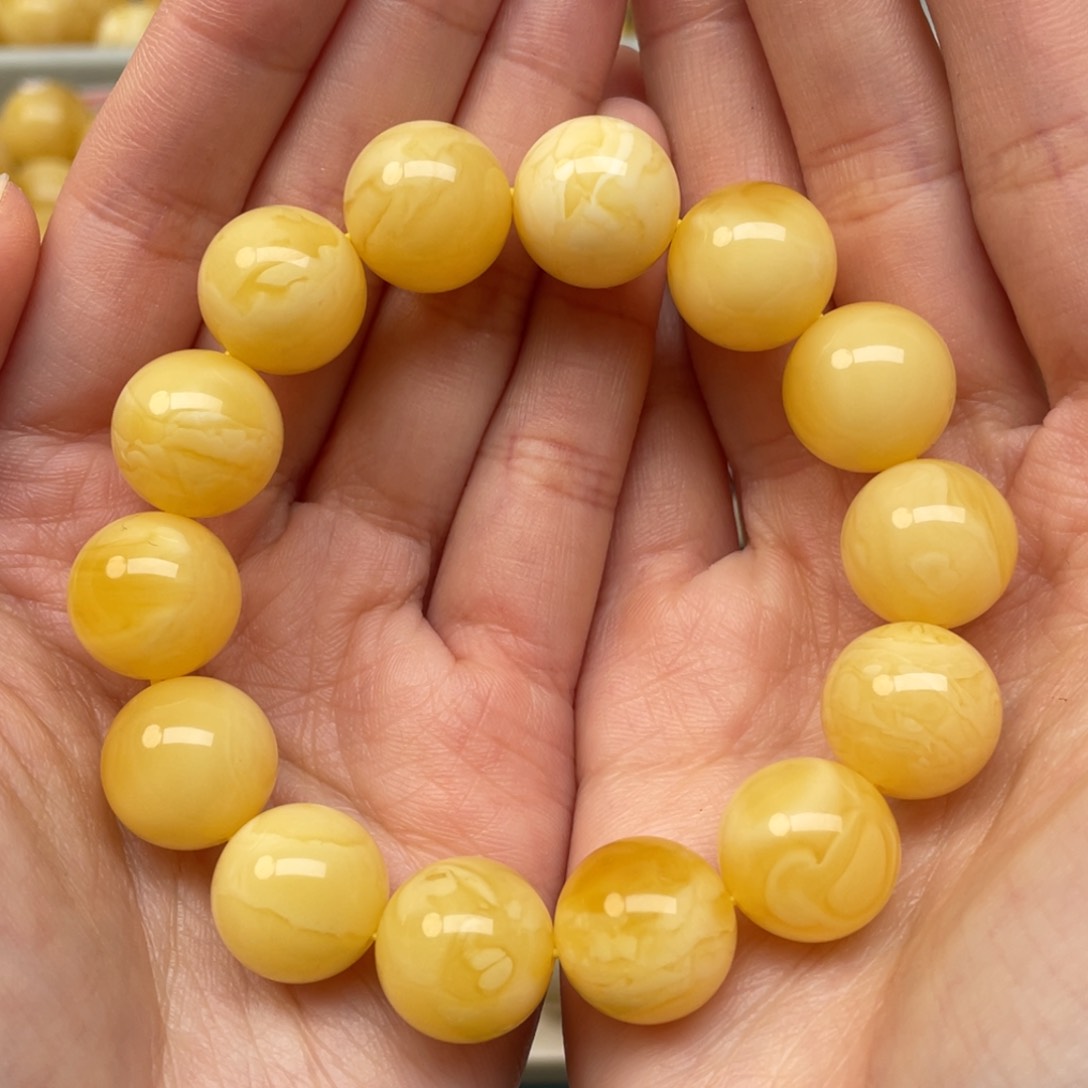 蜜蜡裸石未镶嵌?****爱14➕手串