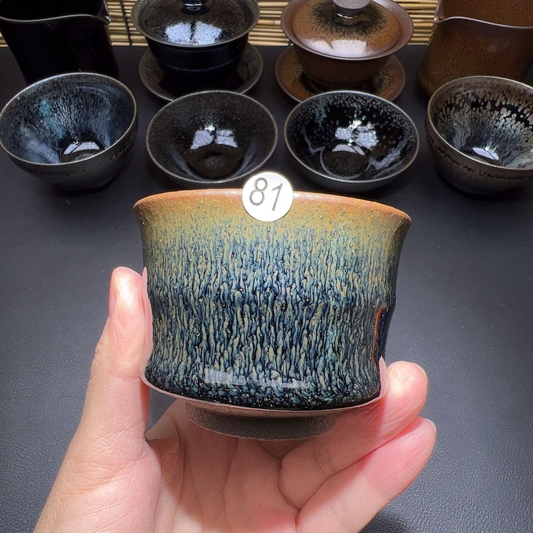 茶盏龙窑柴烧建盏