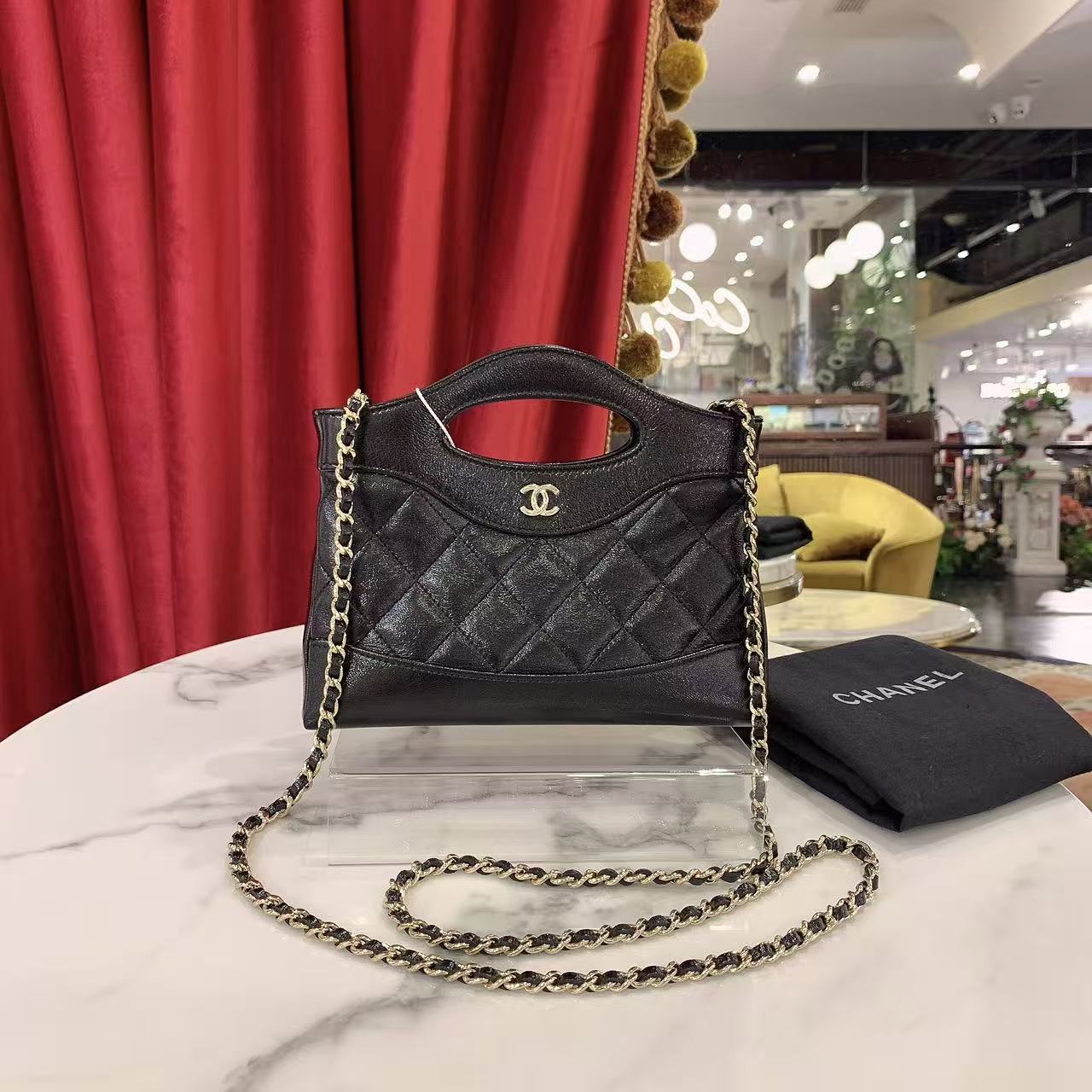 95新 Chanel/香奈儿 GGS香奈儿24s 31bag nano芯片款25273802