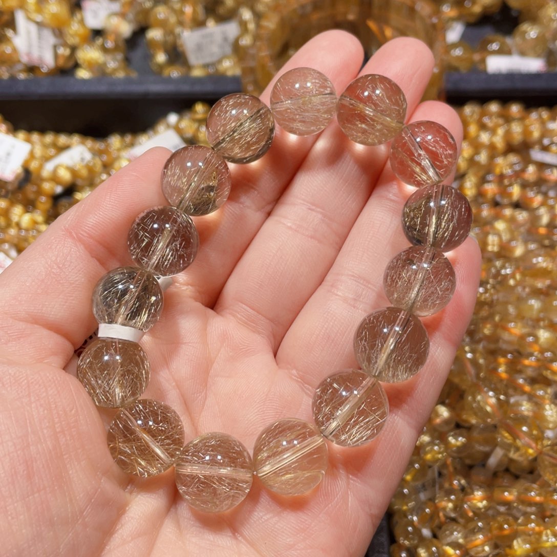 水晶手链未镶嵌S****L天然水晶手链