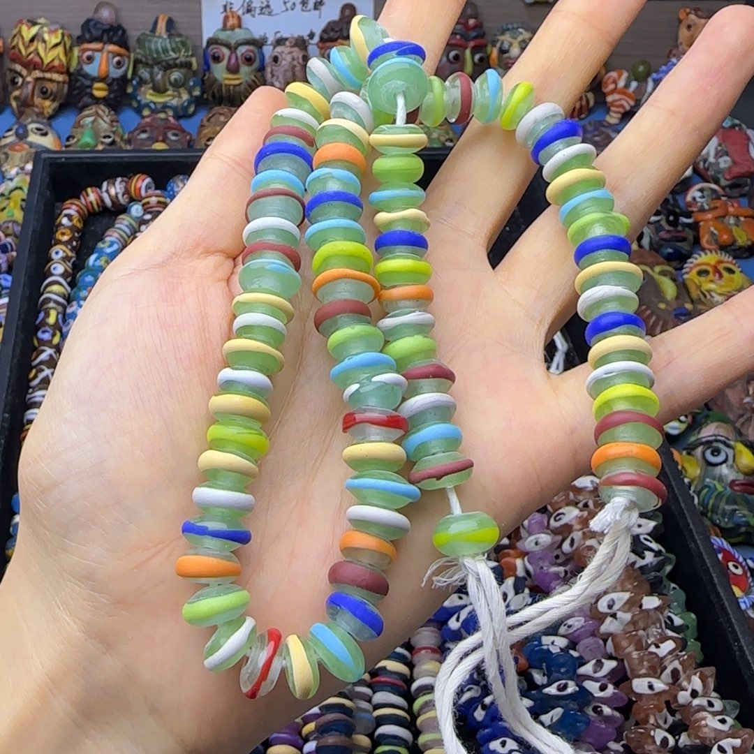 琉璃非金属玻璃颈饰链子一条