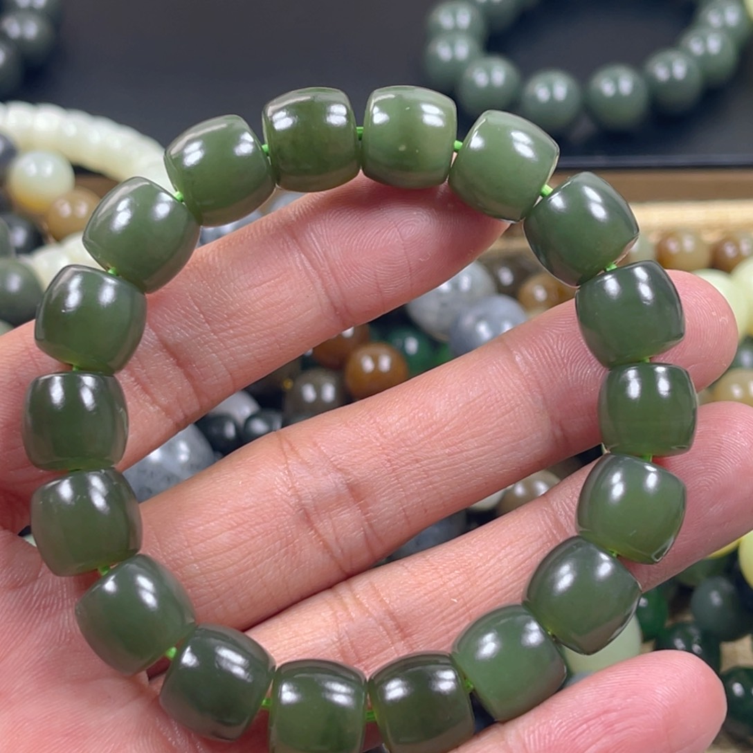 和田玉手串未镶嵌