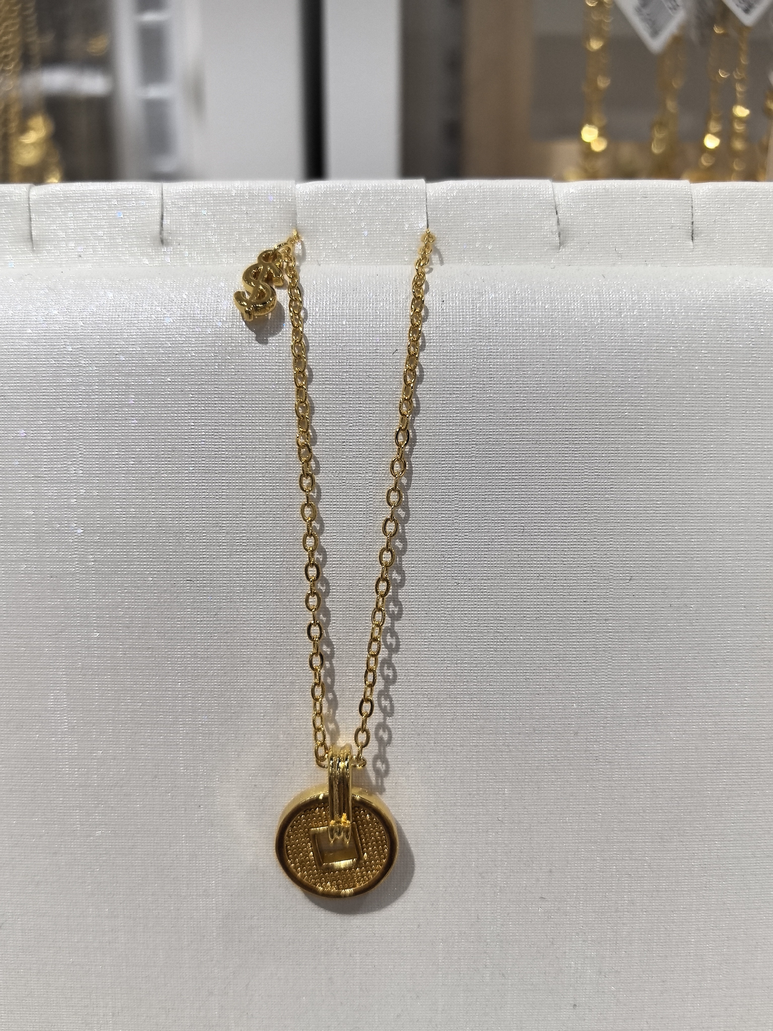 钛钢硅胶手链 天圆地方铜钱项链