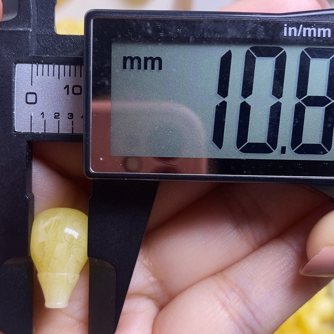 裸石琥珀未镶嵌蜜蜡三通