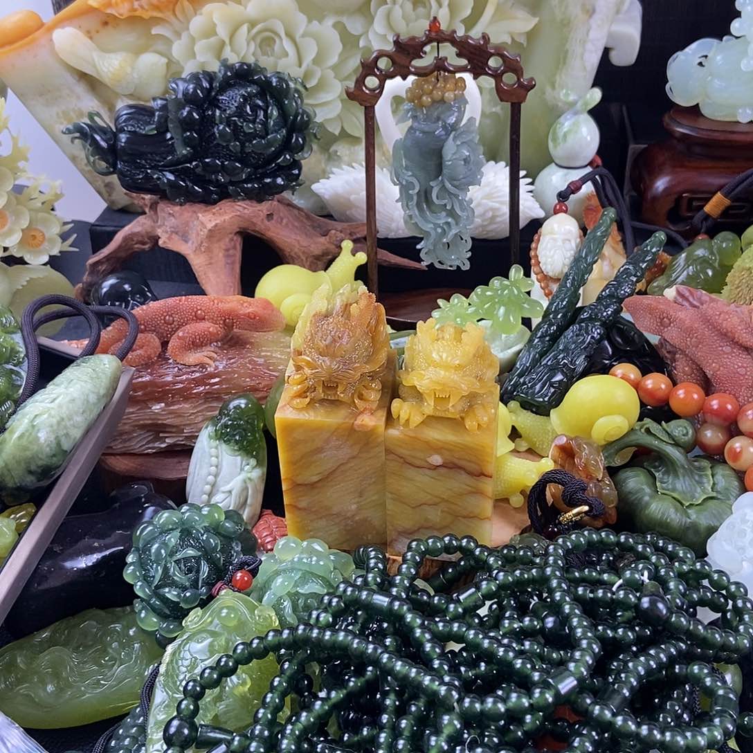 蛇纹石玉手把合金