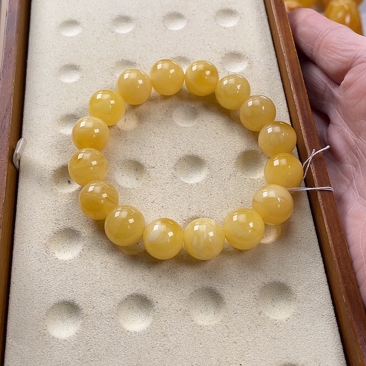 蜜蜡项链未镶嵌19.8克