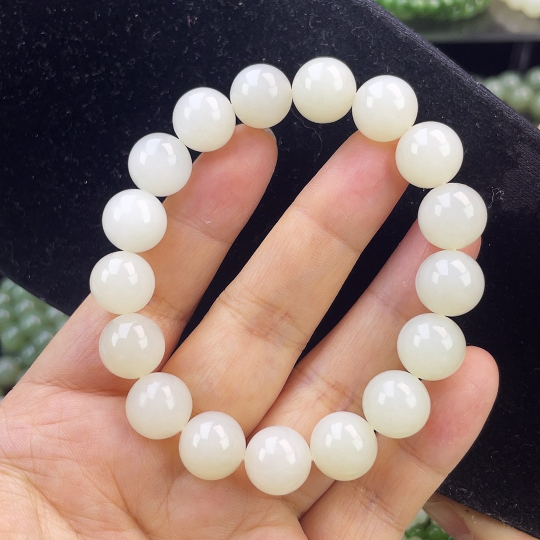 和田玉未镶嵌手链