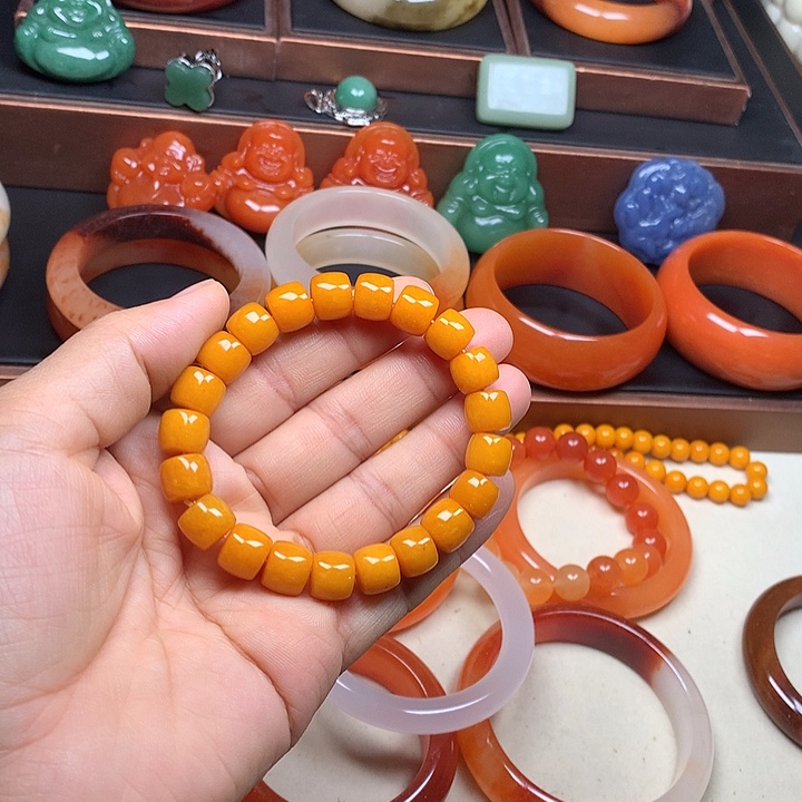 石英质玉未镶嵌手链