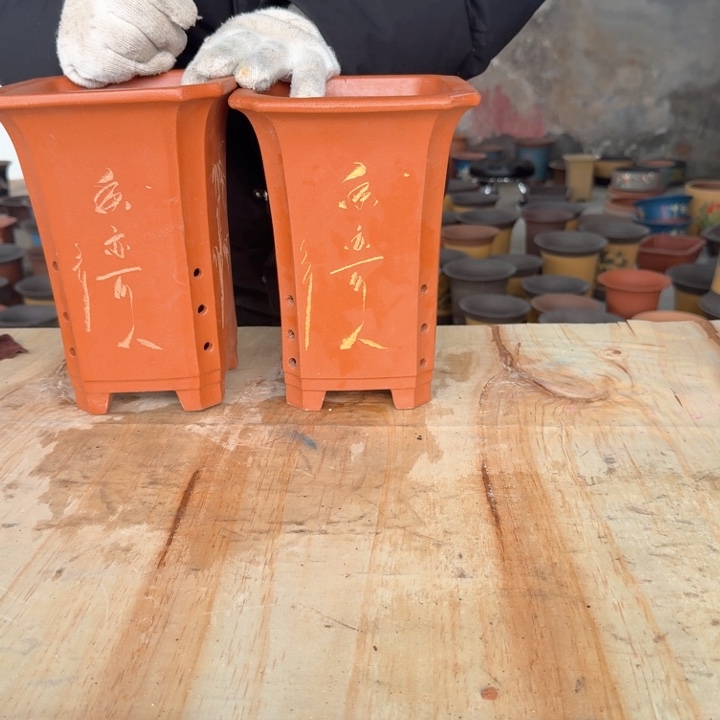 紫砂紫砂花盆d f g