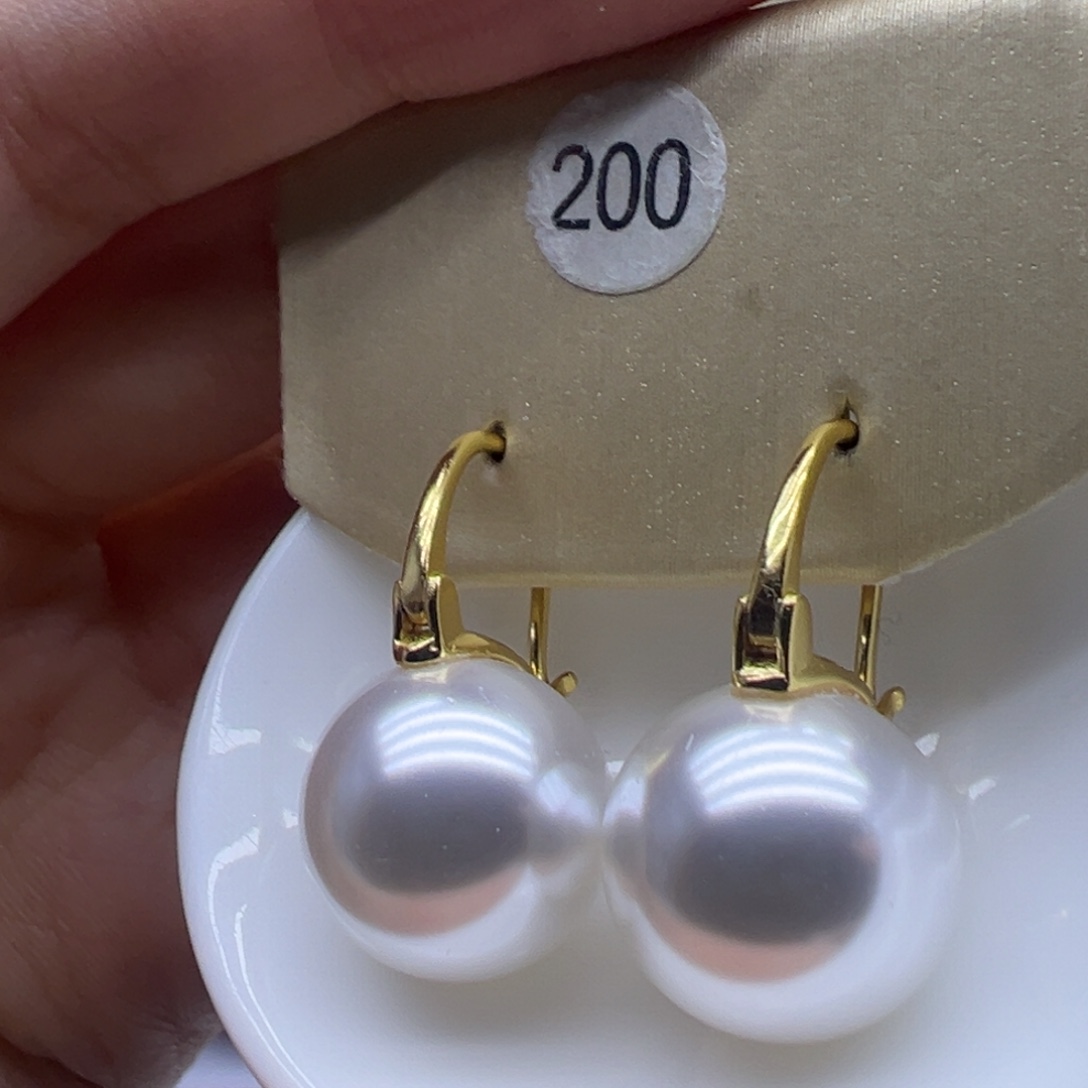 耳饰淡水珍珠银S925镶嵌