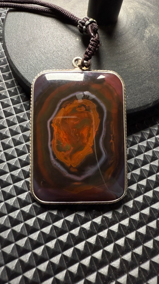 纯天然战国红玛瑙无事牌