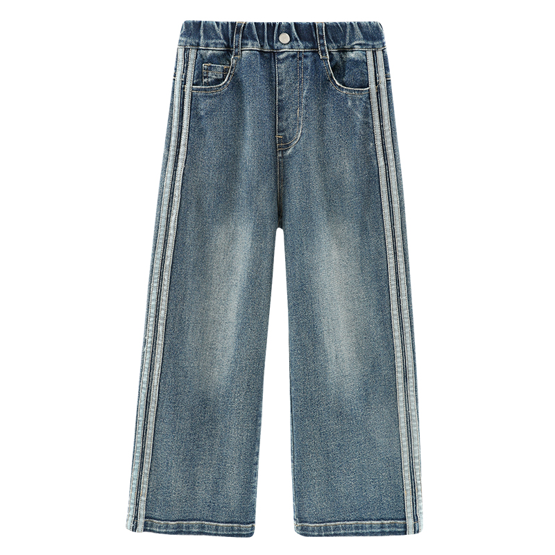 男女童冬季加绒牛仔裤