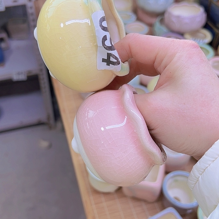 红陶陶瓷花盆当场满12包邮