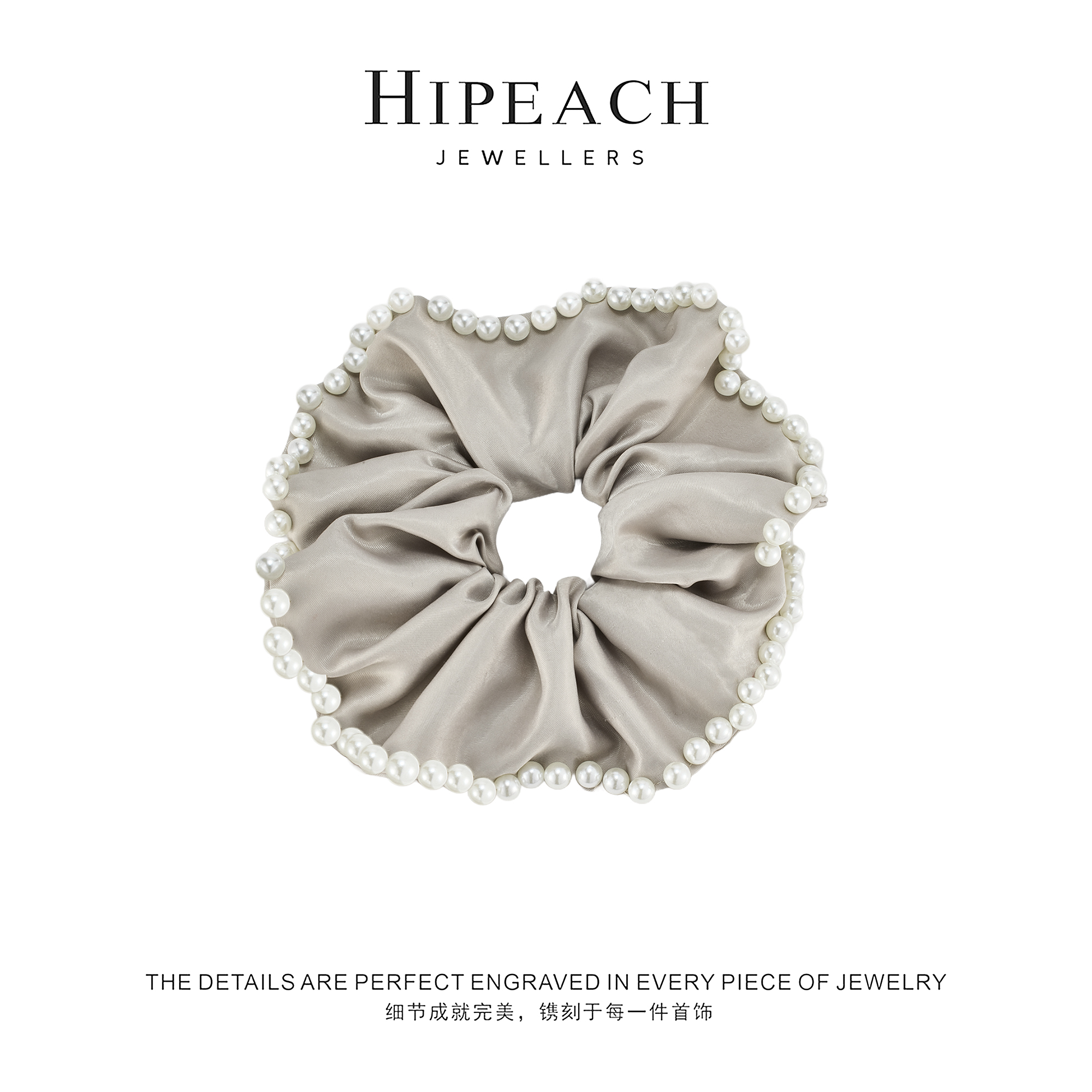 ♠天天♠法式赫本珠珠发圈060-002