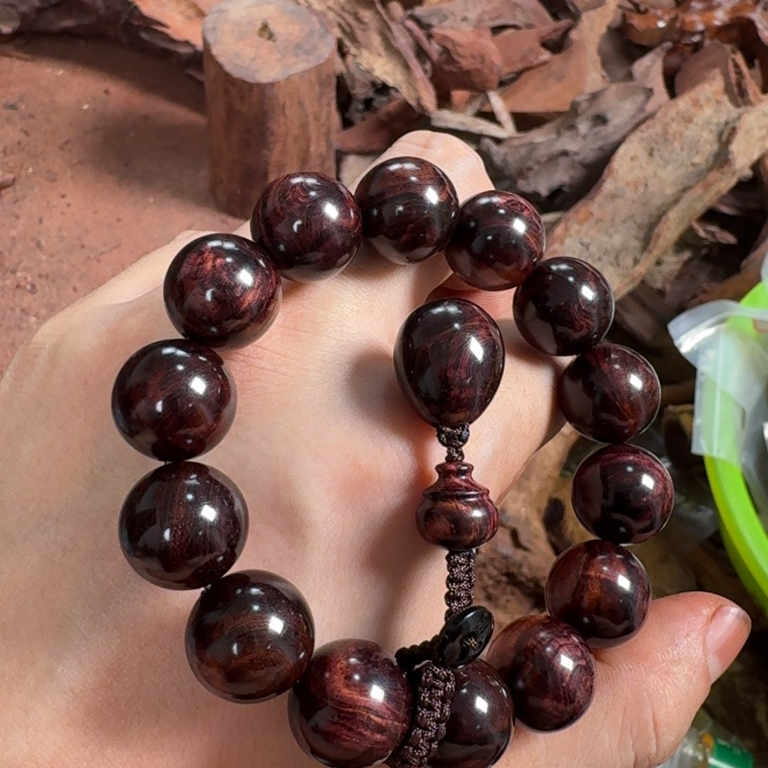 A***心黄花梨/降香黄檀手串海黄1.6拍品不退换