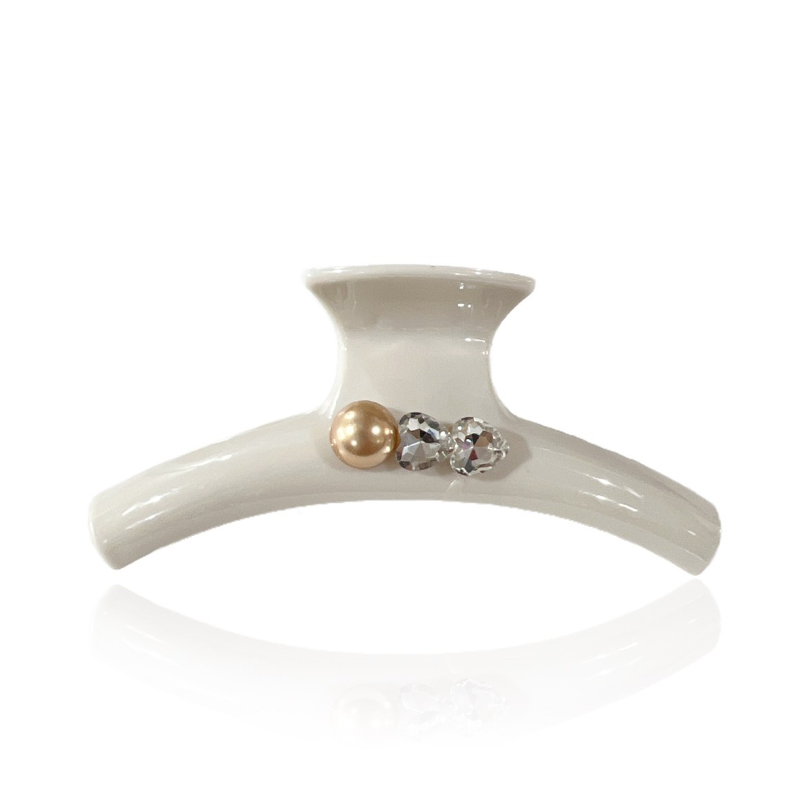 慵懒风亚克力大号气质抓夹超闪水钻爪子后脑勺盘发鲨鱼夹2569