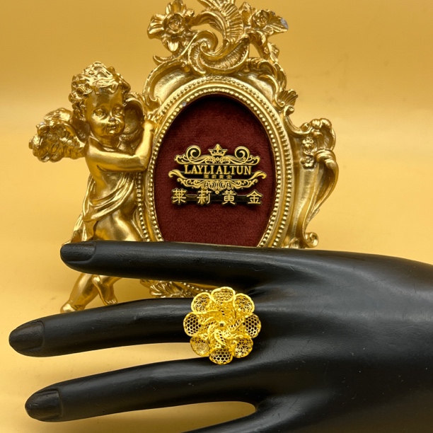 A播 6.84g 足金999戒指d