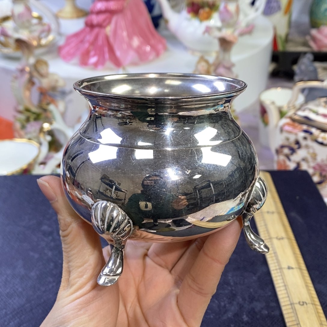 中古欧瓷咖啡杯水晶杯