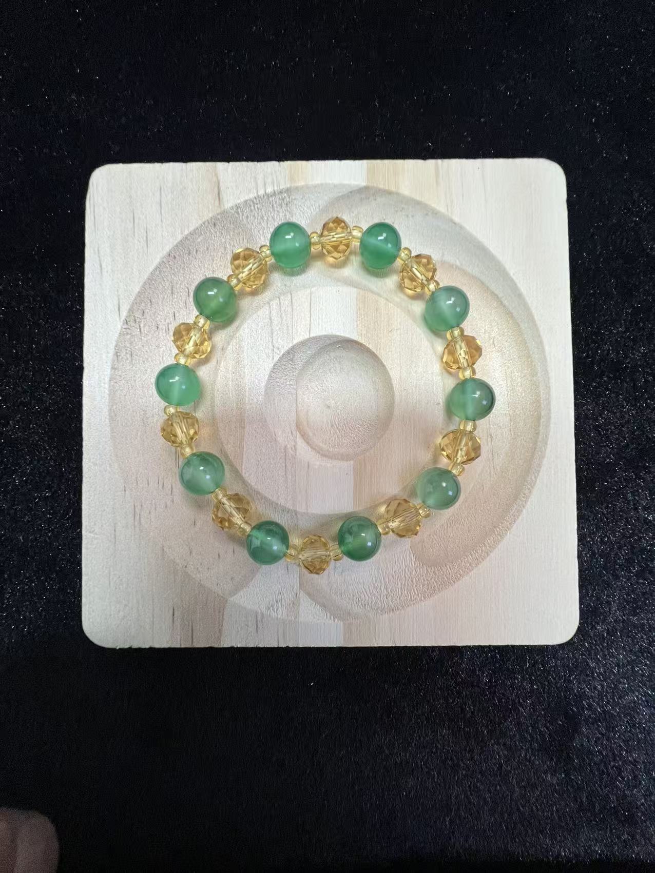 精美素款玛瑙手串女款百搭女士