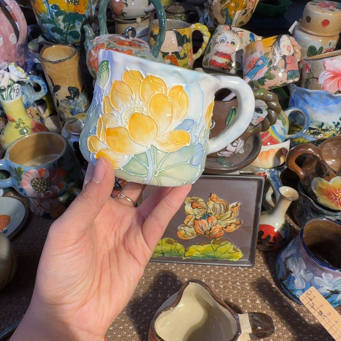 景德镇釉下彩微瑕100