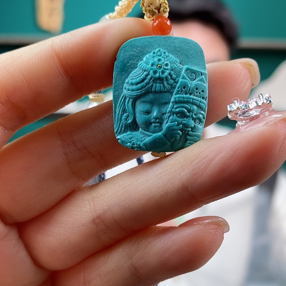 绿松石珠宝奇石未镶嵌