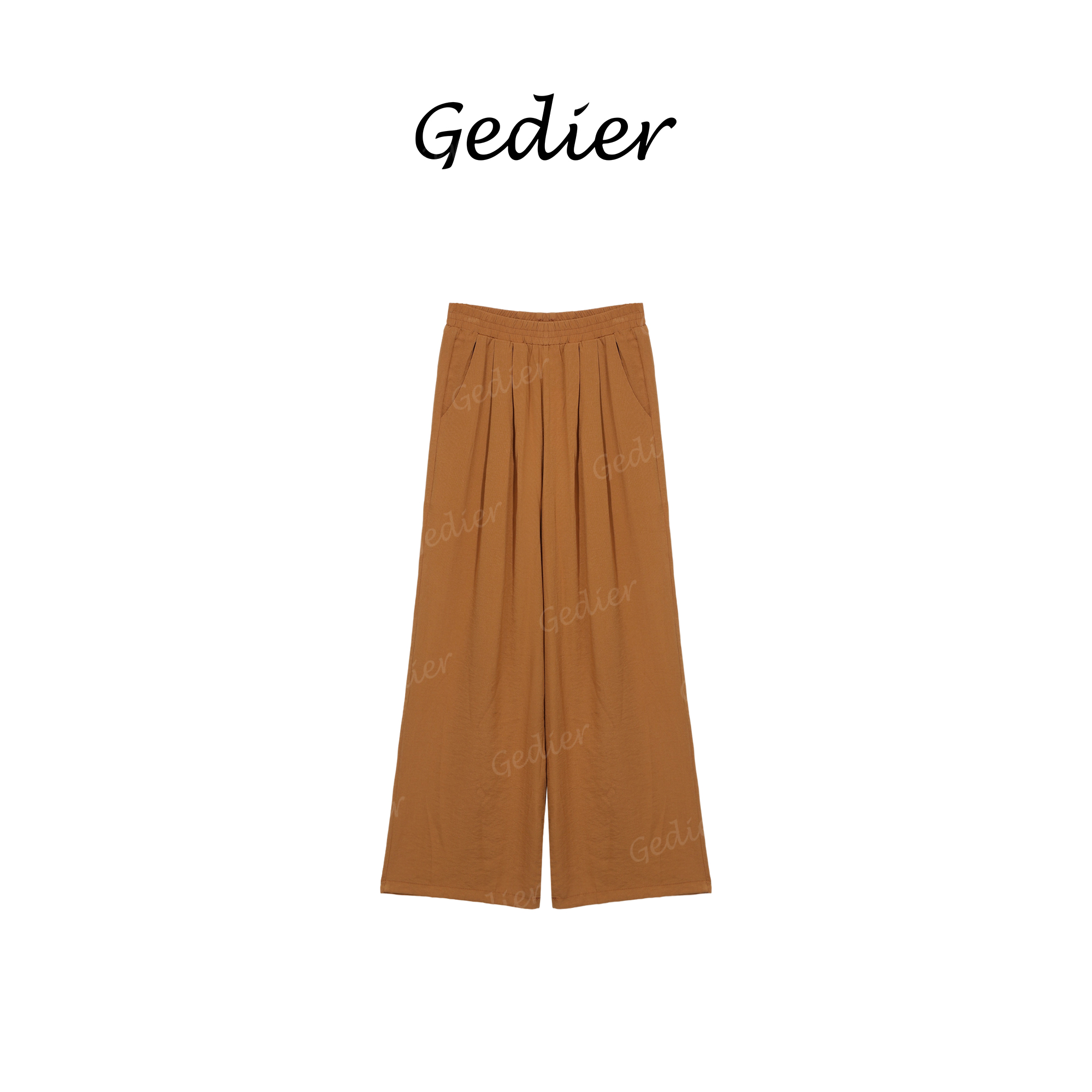 【歌蒂尔】休闲宽松日常百搭阔腿裤 KG520976Y