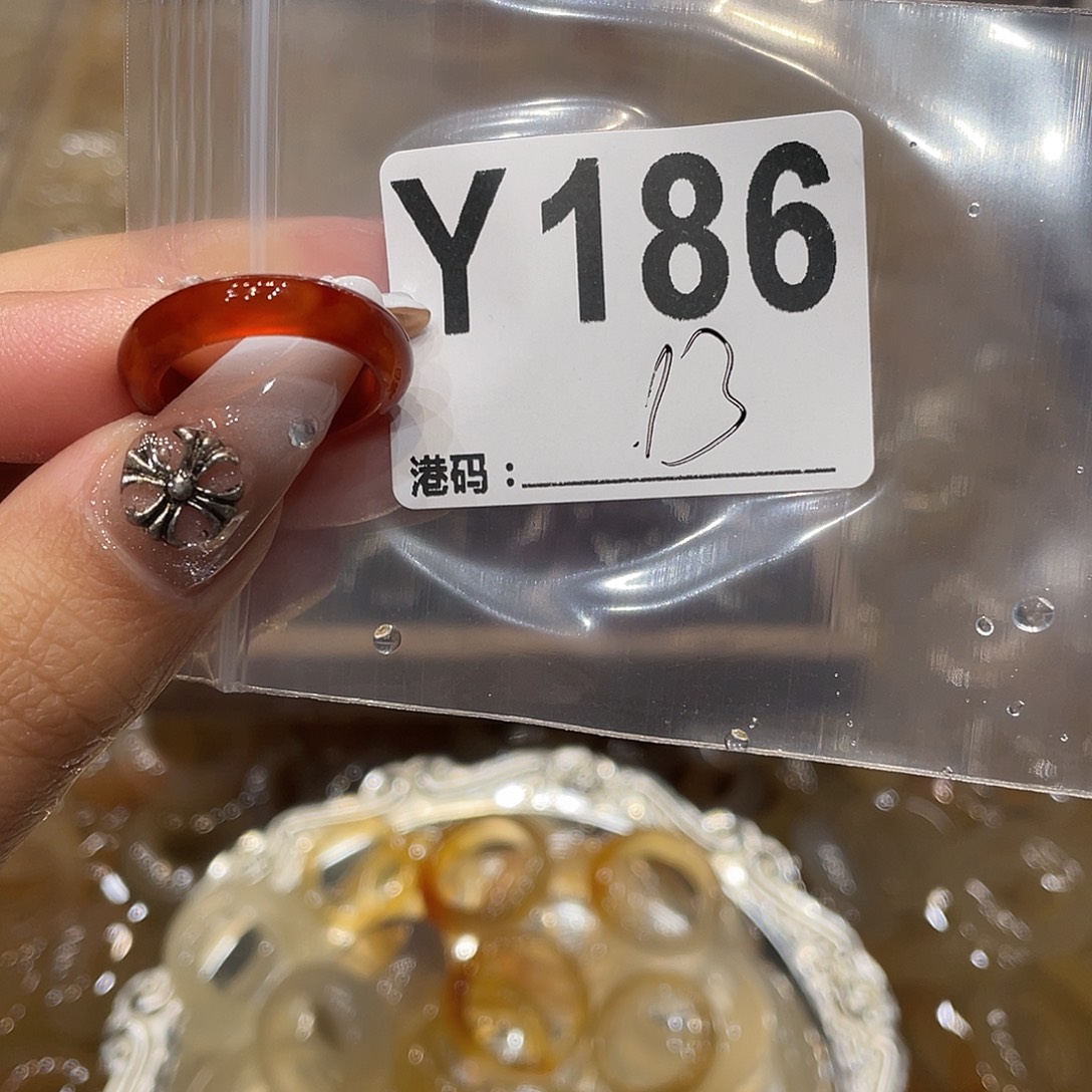 玛瑙/玉髓未镶嵌戒指186