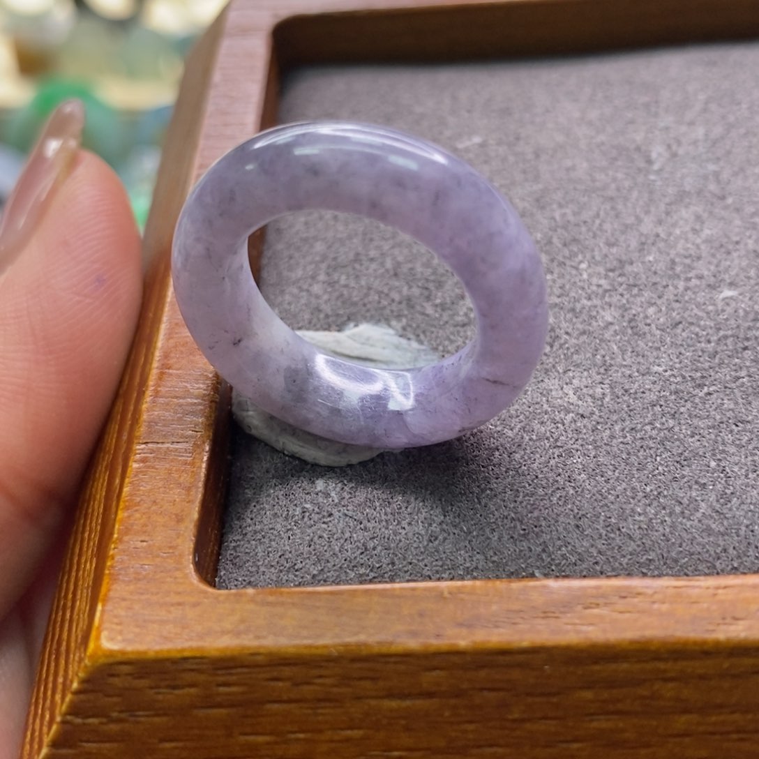 翡翠戒指未镶嵌翡翠15圈