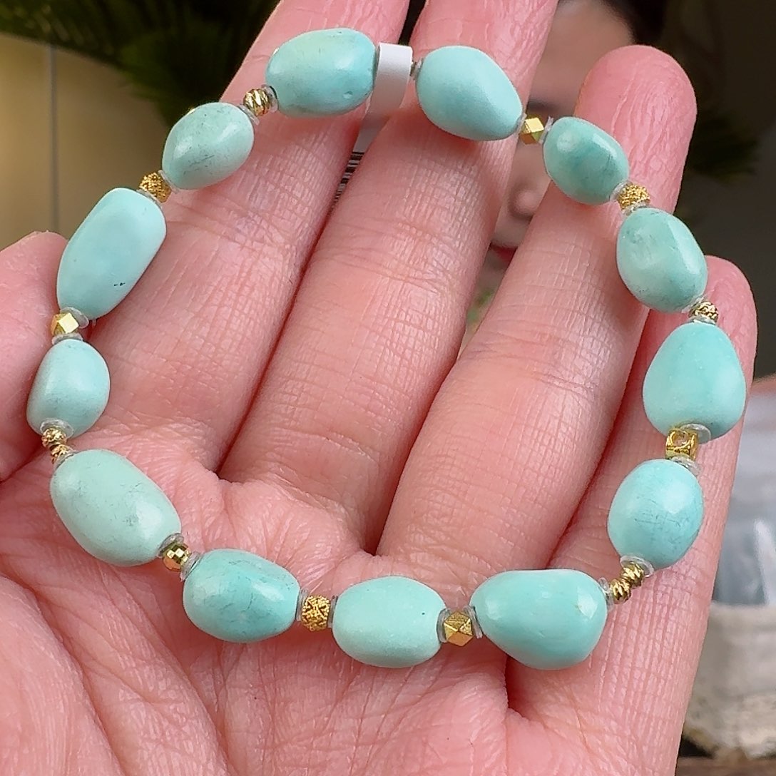 绿松石珠宝奇石未镶嵌