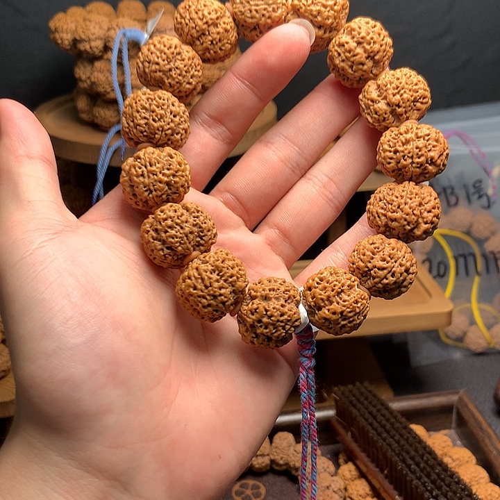 金刚菩提手串菠萝蜜干刷全品22mm