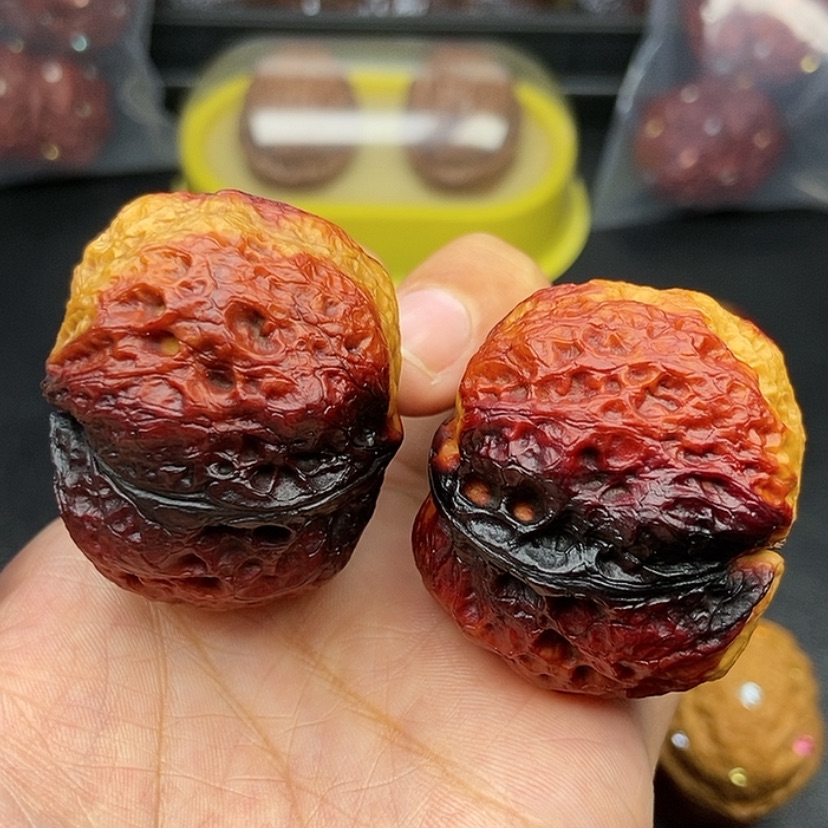 【闪购商品】把件文玩核桃43尺肥蟾