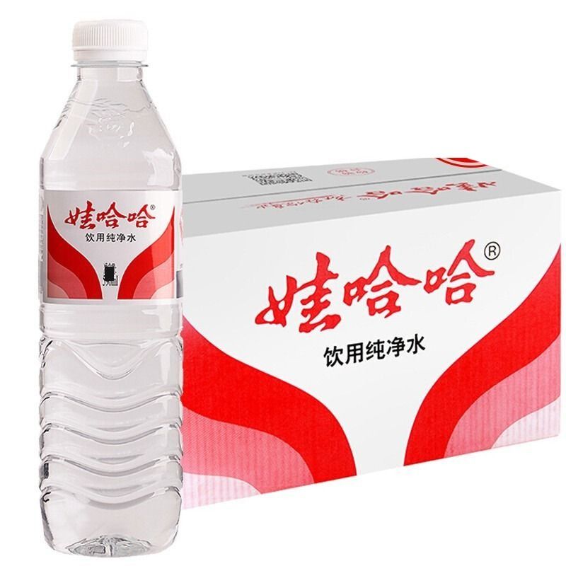 娃哈哈 饮用纯净水 596ml*24瓶/箱