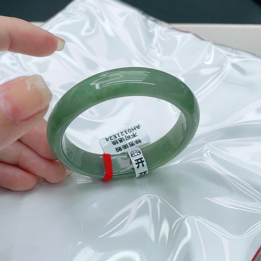 翡翠手镯未镶嵌贵妃54.5