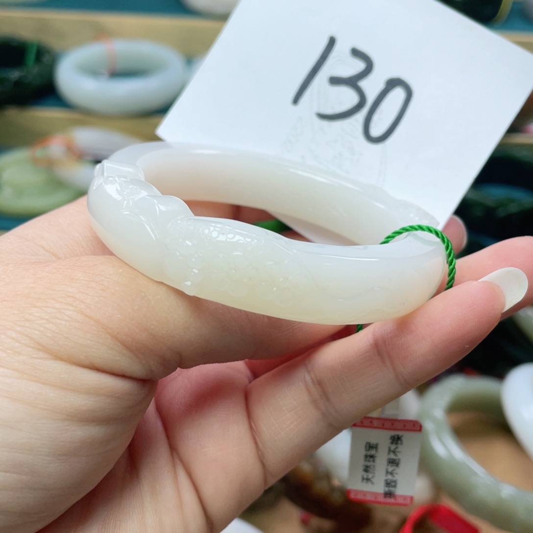 未镶嵌手镯和田玉圈口53