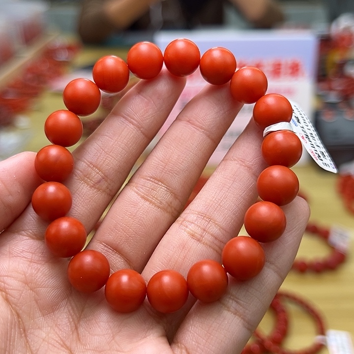 南红玛瑙多样性发一，卡10mm未镶嵌