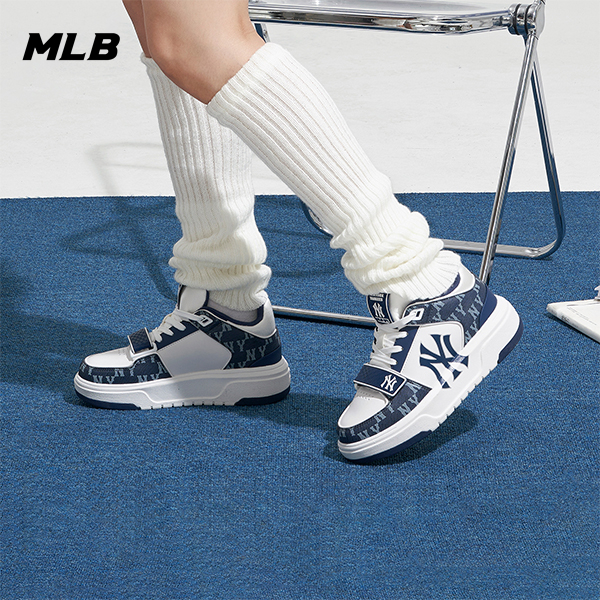 MLB【情侣同款】新款多巴胺复古运动鞋中帮增高潮流板鞋3ASXCDN3N