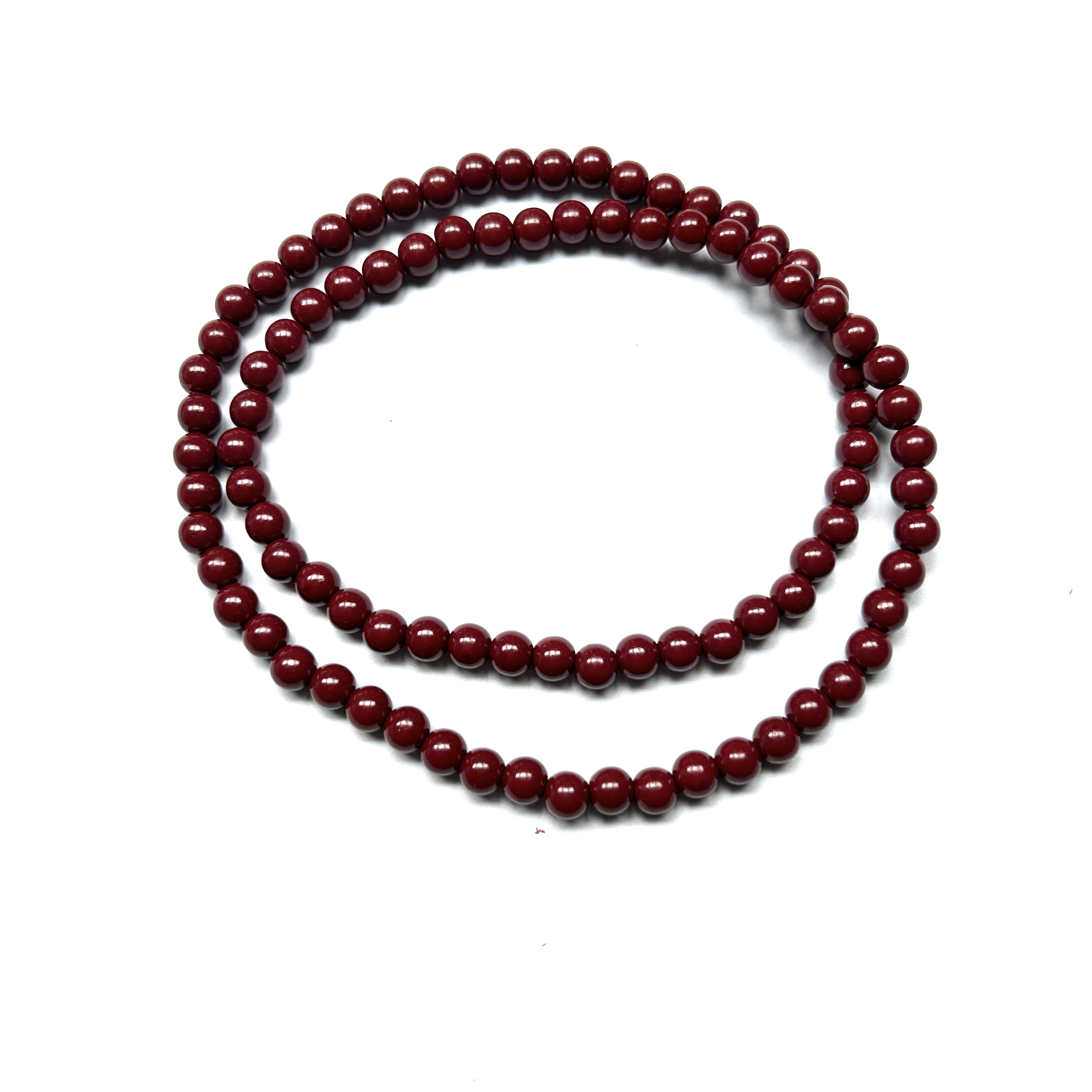 天然辰砂SX015 现代简约时尚项链 尺寸6mm