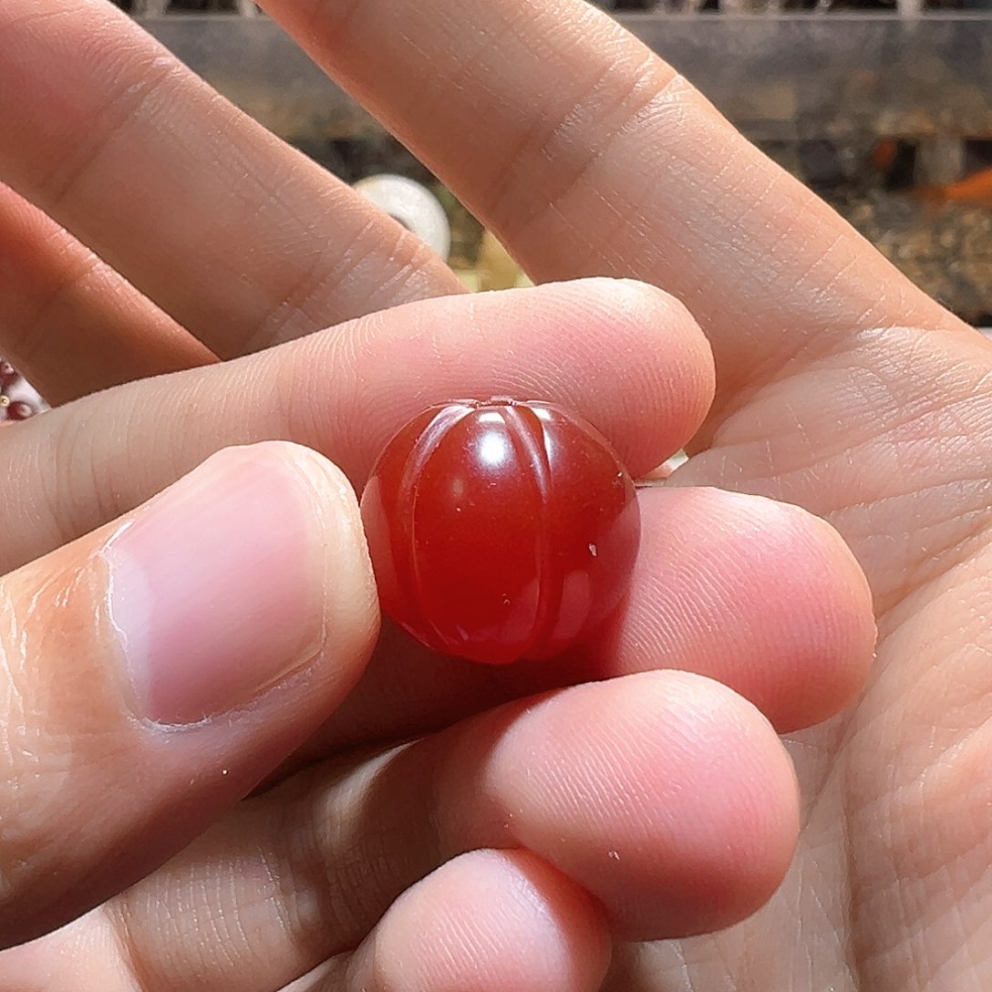 玛瑙/玉髓珠子未镶嵌C****D