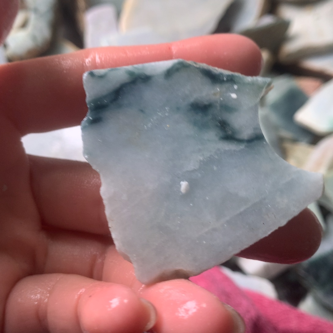 翡翠颈饰未镶嵌缅甸翡翠