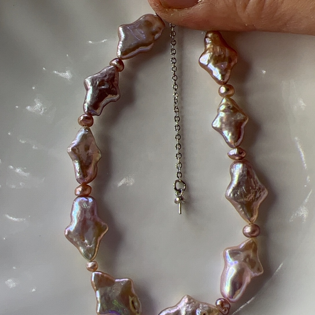 合金淡水珍珠手绳315