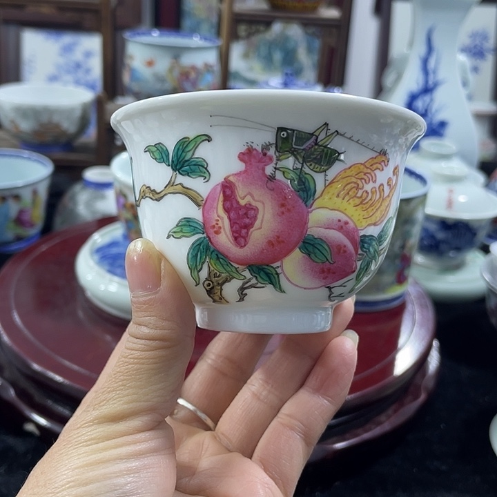 景德镇陶瓷手绘主人杯