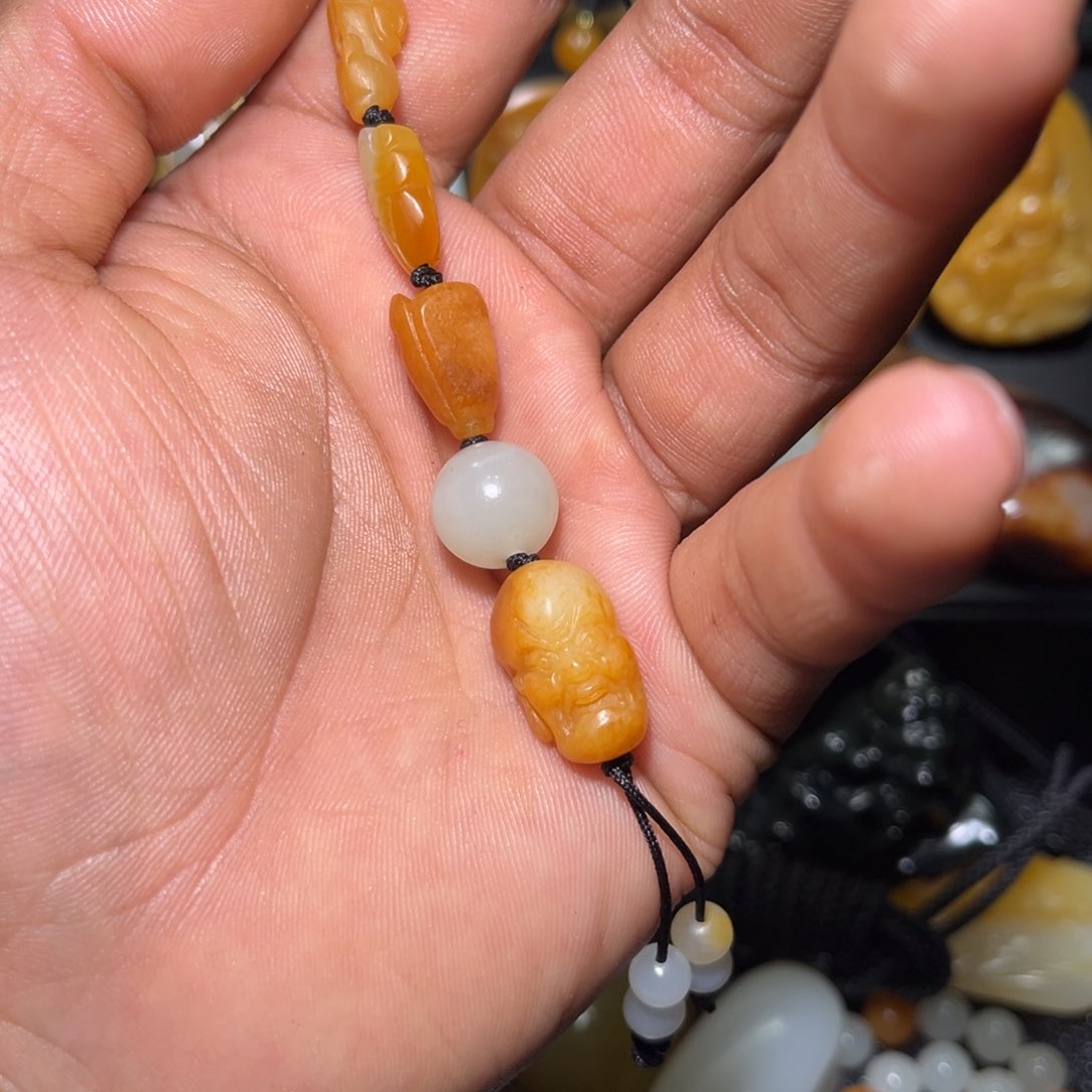 和田玉（糖玉）手链未镶嵌