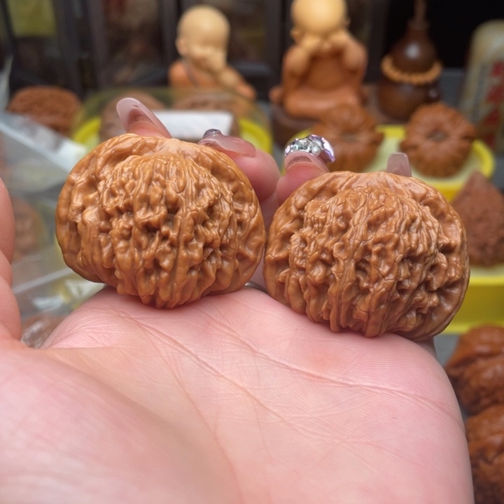 把件文玩核桃四座楼42全品