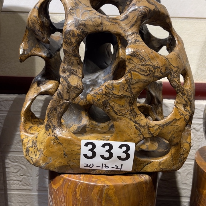 L***g紫砂黄色洞石洞石