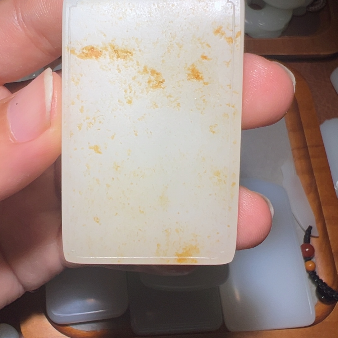 1***、和田玉未镶嵌挂件