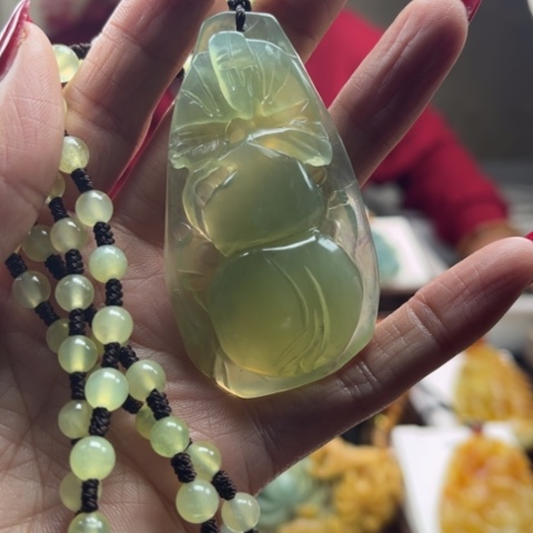 岫玉挂件未镶嵌挂件